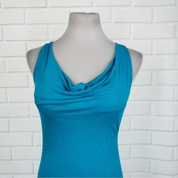 10/$25🦋 Wet Seal Teal Open Back Tunic Length Tank - Size Small - Picture 3 of 10